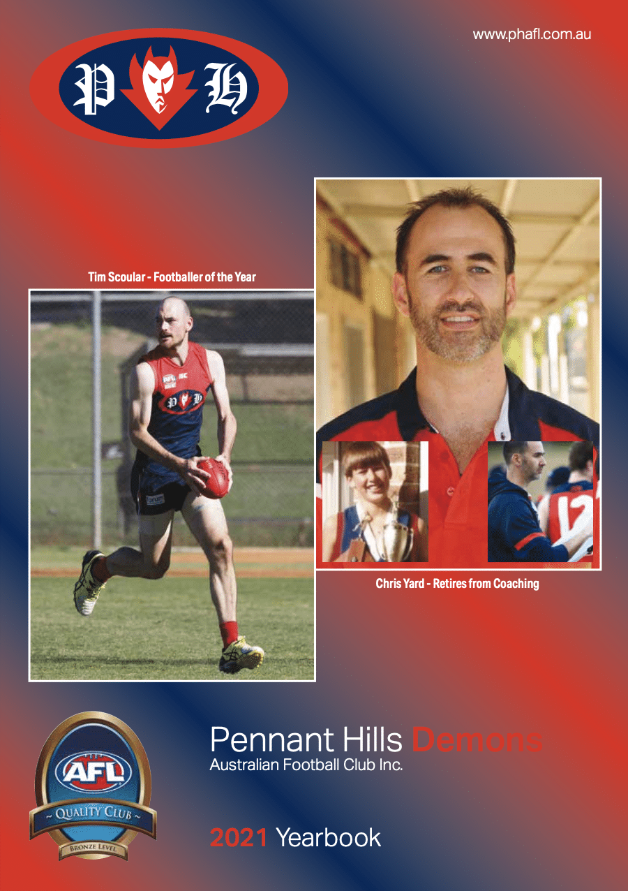Pennant Hills AFL Club 2021 Yearbook Pennant Hills AFL Club