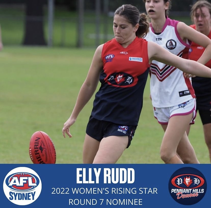2022 Women's Rising Star Round 7 Nominee - Elly Rudd