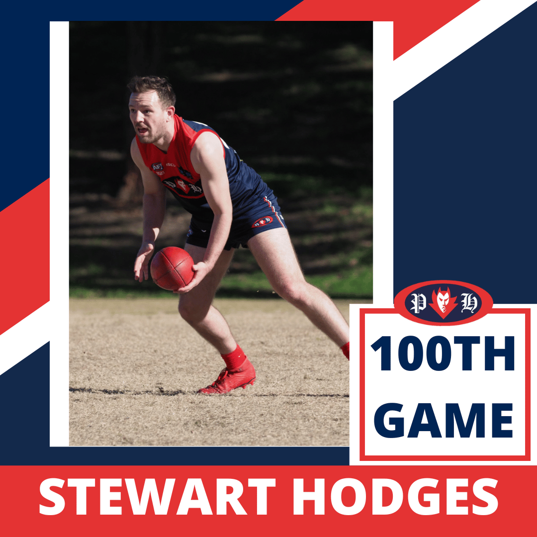 Stewart Hodges 100 Game Milestone Pennant Hills AFL Club