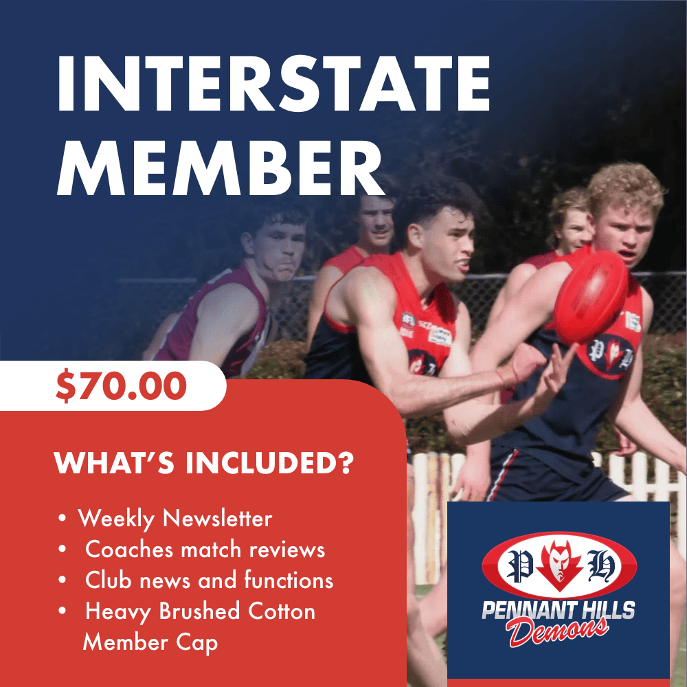 Sydney AFL Team - Pennant Hills AFL Club - Interstate Member