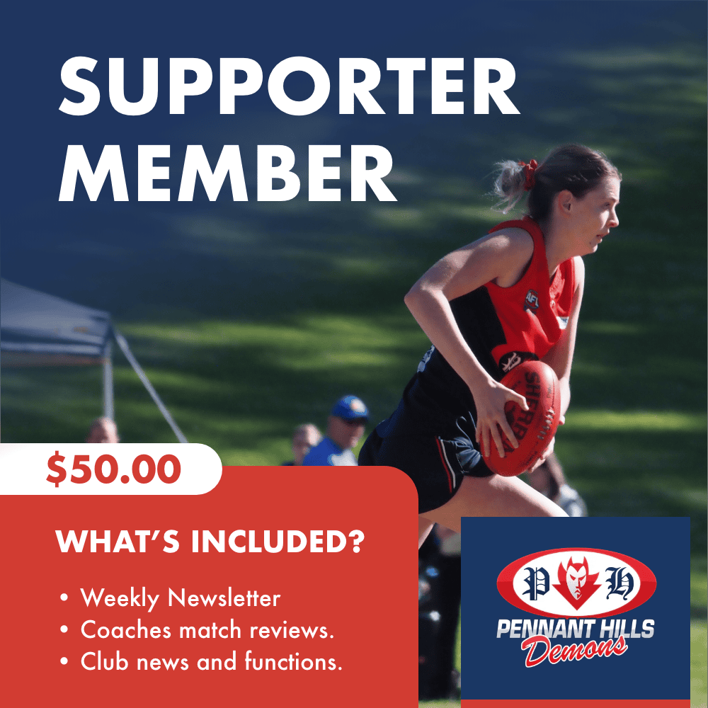 Sydney AFL Team - Pennant Hills AFL Club - Supporter Member