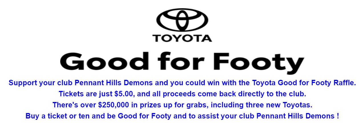 Good For Footy Raffle