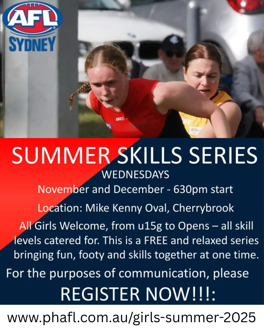 Girls AFL Summer Series
