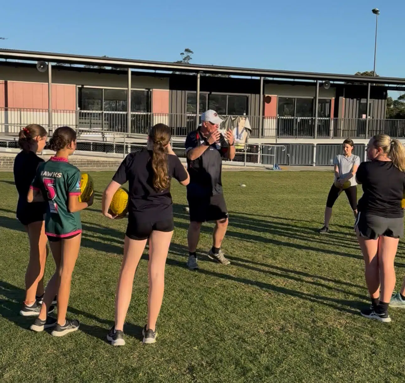 Ian Wilko Wilkins Coaching Womens U20s AFL Players