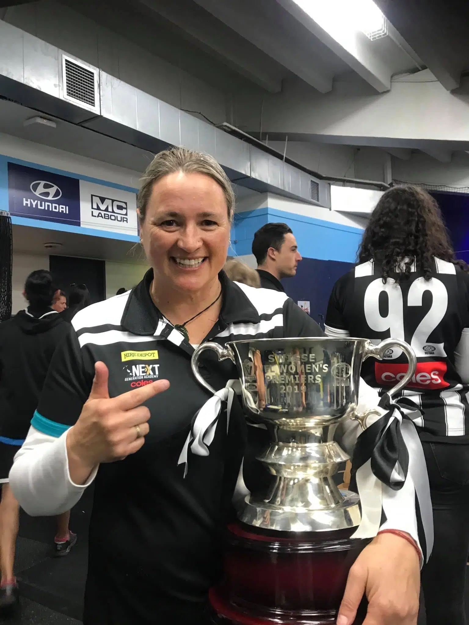 Lisa Roper Sydney AFL Club Womens Premiers Coach