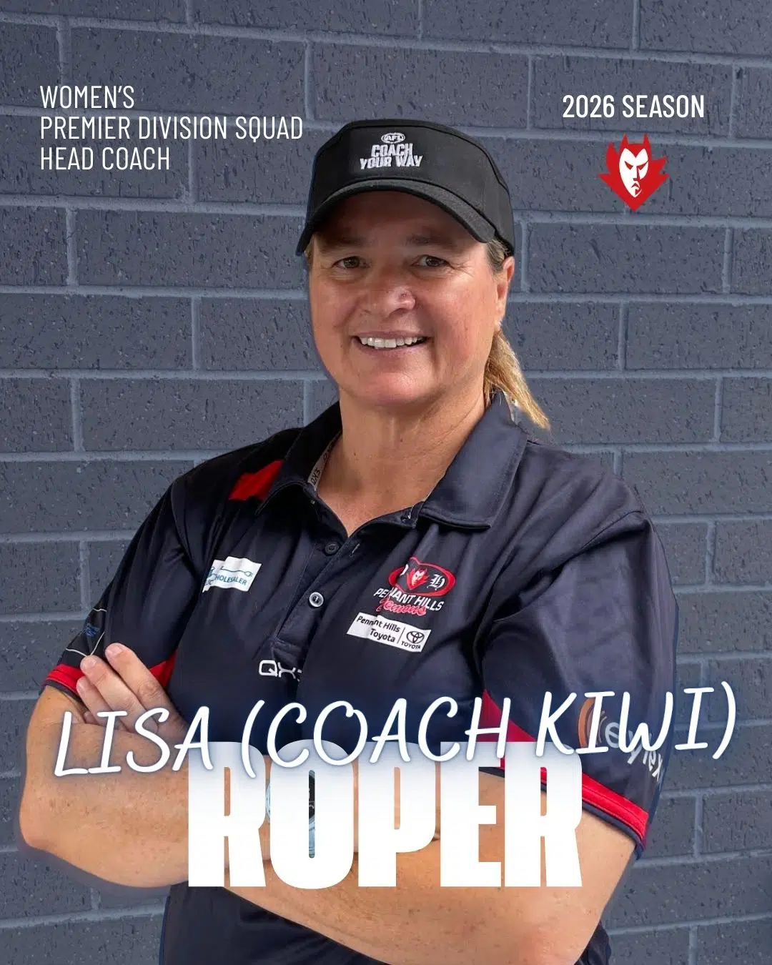 Sydney AFL Club Pennant Hills Lisa Roper Premier Women's Coach