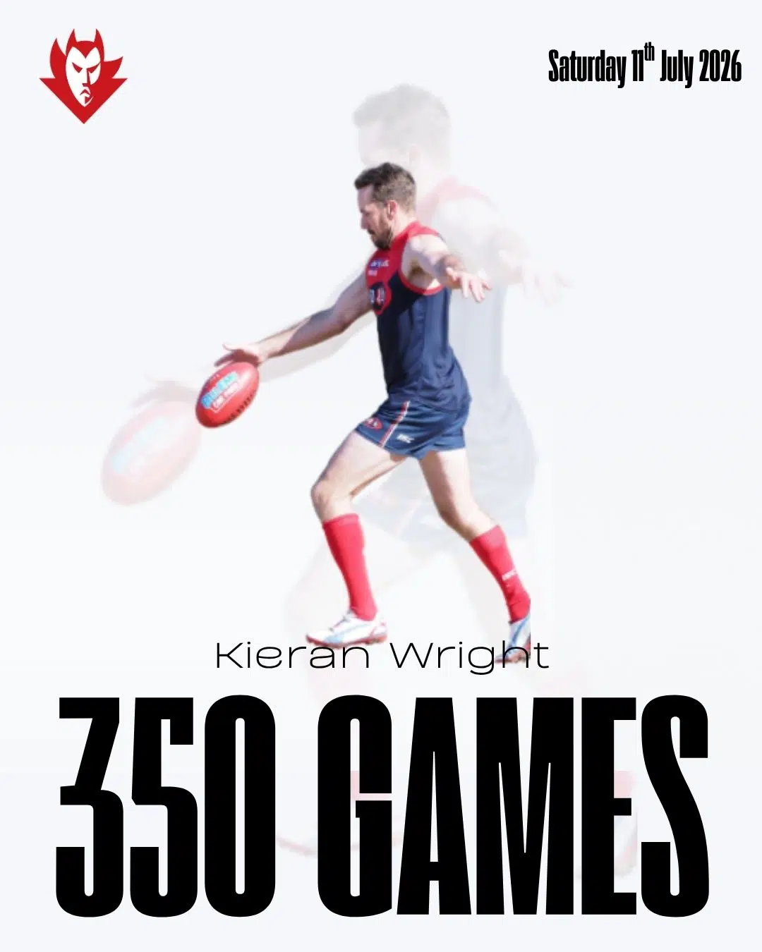 Kieran Wright Milestone 350