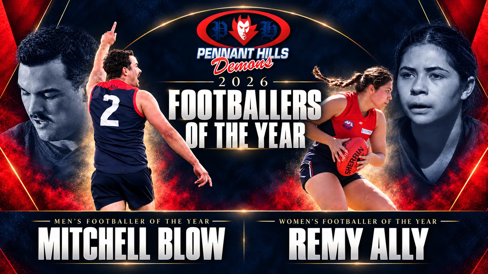 Sydney AFL Pennant Hills Demons Footballers of the Year